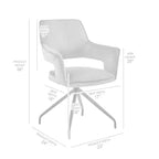 Poltrona d'accento in velluto blu/grigio con gambe in legno nero – 1 Posto