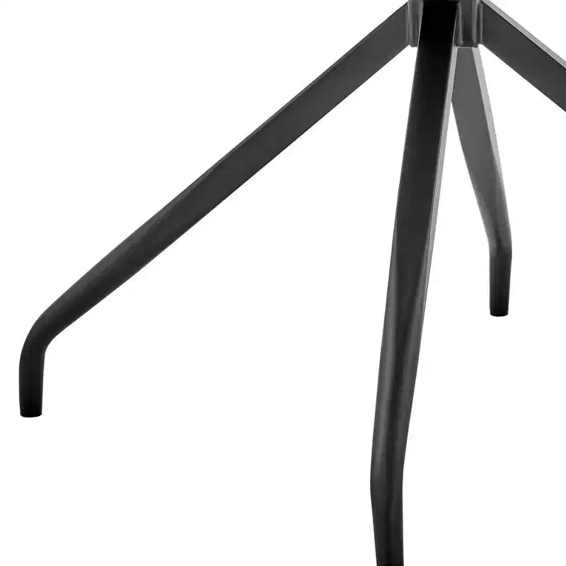 Poltrona d'accento in velluto blu/grigio con gambe in legno nero – 1 Posto