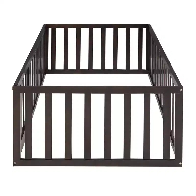 Letto a castello singolo bianco con recinzione e porta, legno di pino, 1 bambino