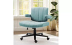 Sedia Girevole in Tessuto Incrociata – 1 Posto, Blu / Marrone / Grigio / Verde / Rosa / Bianco
