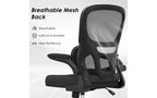 Sedia da ufficio ergonomica, nero / bianco e nero / grigio e bianco / kaki e bianco, doppio rivestimento in rete, 1 seduta