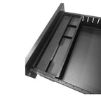 Classificatore mobile a 3 cassetti in metallo nero con serratura, utente singolo