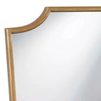 Specchio da parete rettangolare oro caldo, 22" x 36¾", singolo