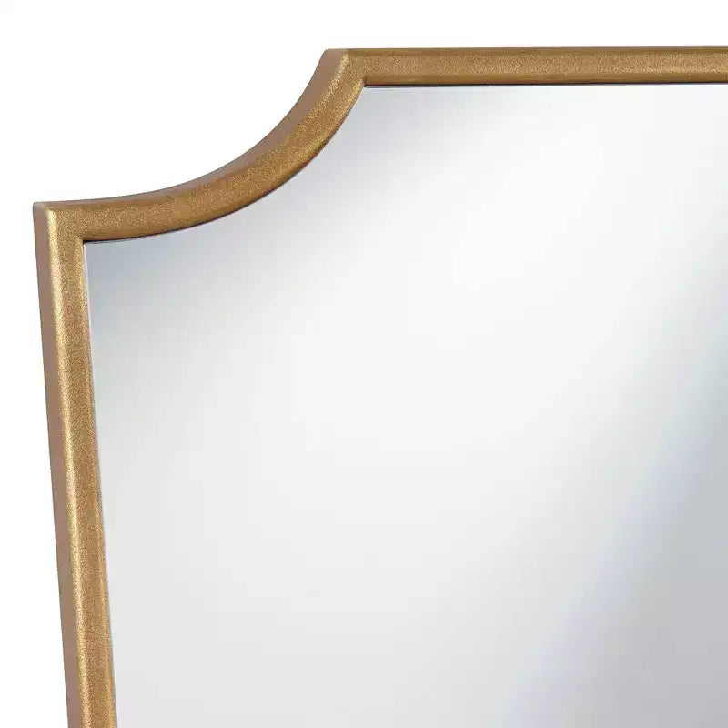 Specchio da parete rettangolare oro caldo, 22" x 36¾", singolo