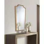 Specchio da parete rettangolare oro caldo, 22" x 36¾", singolo