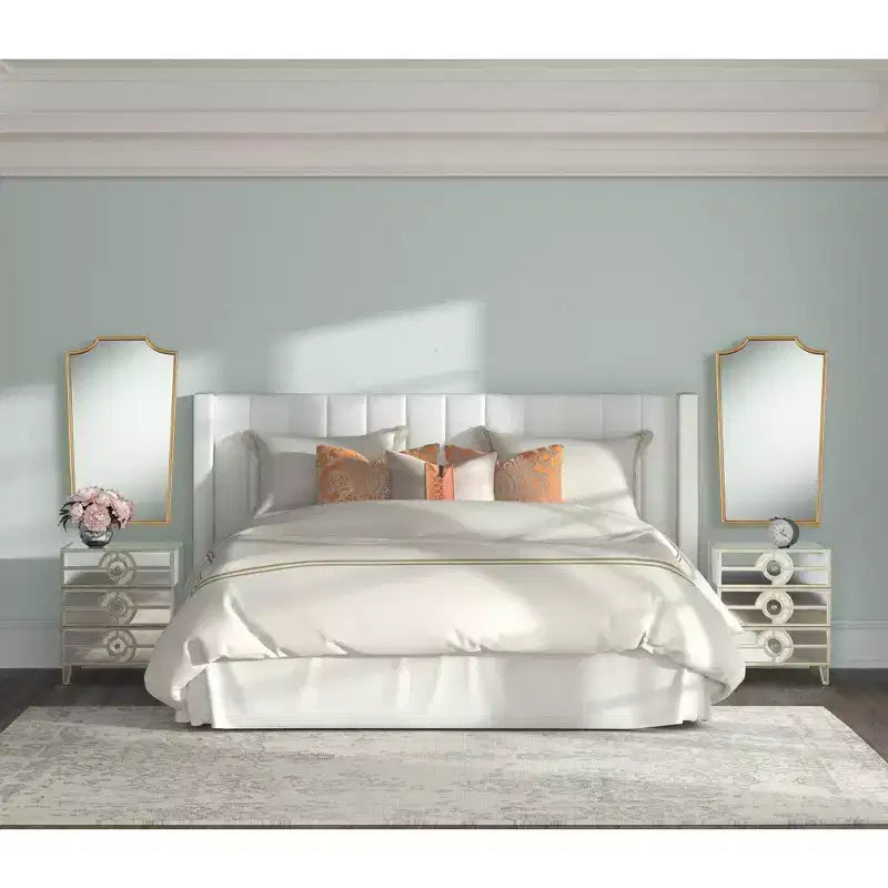 Specchio da parete rettangolare oro caldo, 22" x 36¾", singolo