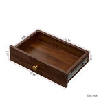 Scrivania pieghevole nera/noce/bianca con ripiano aperto e cassetto, 1 persona