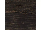 Tavolino Quadrato Nero, Legno di Olmo Riciclato, a 4 Gambe