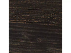 Tavolino Quadrato Nero, Legno di Olmo Riciclato, a 4 Gambe