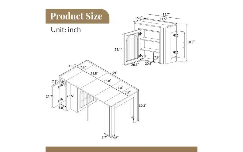 Tavolo da pranzo allungabile nero/blu/bianco con contenitore e LED, 6 posti a sedere