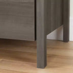 Cassettiera doppia a 6 cassetti in rovere rustico