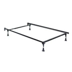 Hollywood Bed Frame Twin/Full Atlas Lock Metal Bed Frame Black