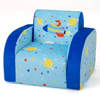 Divano Convertibile per Bambini 3-in-1, 1 Posto, Blu