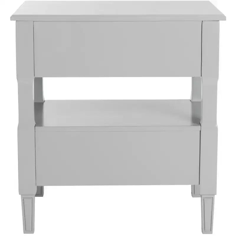 Comodino singolo in Hevea, colore nero / grigio / blu navy / bianco