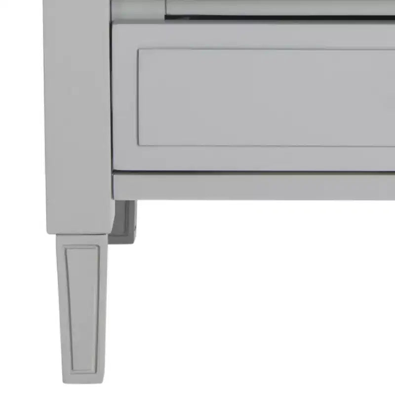 Comodino singolo in Hevea, colore nero / grigio / blu navy / bianco
