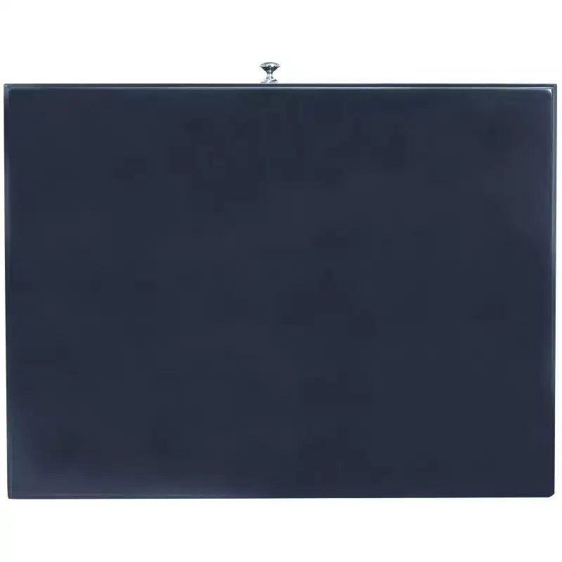 Comodino singolo in Hevea, colore nero / grigio / blu navy / bianco
