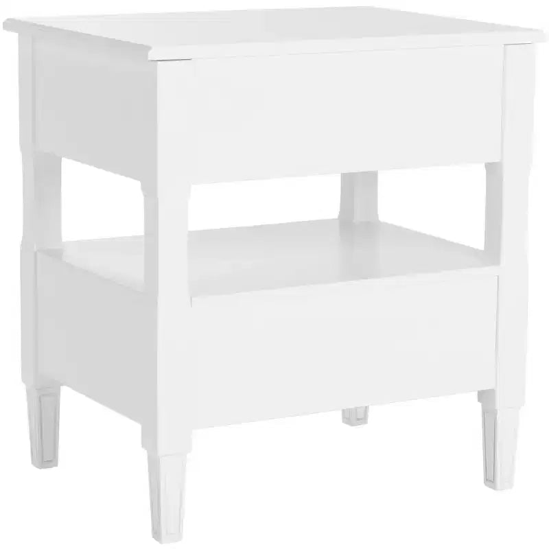 Comodino singolo in Hevea, colore nero / grigio / blu navy / bianco