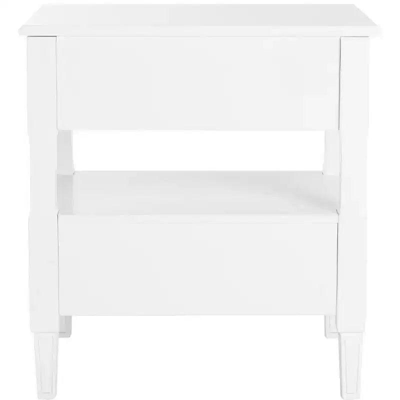 Comodino singolo in Hevea, colore nero / grigio / blu navy / bianco