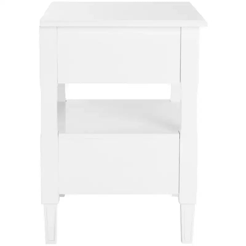 Comodino singolo in Hevea, colore nero / grigio / blu navy / bianco