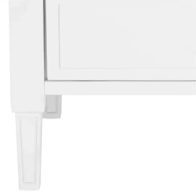 Comodino singolo in Hevea, colore nero / grigio / blu navy / bianco