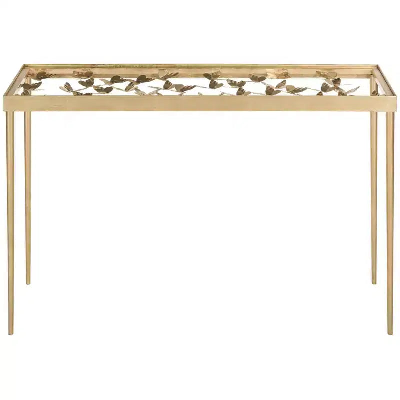 Rosalia Butterfly Console - FOX2592A - Gold - Safavieh Couture