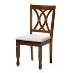 Set da pranzo moderno per 6 persone Grigio/Noce e Sabbia/Marrone scuro