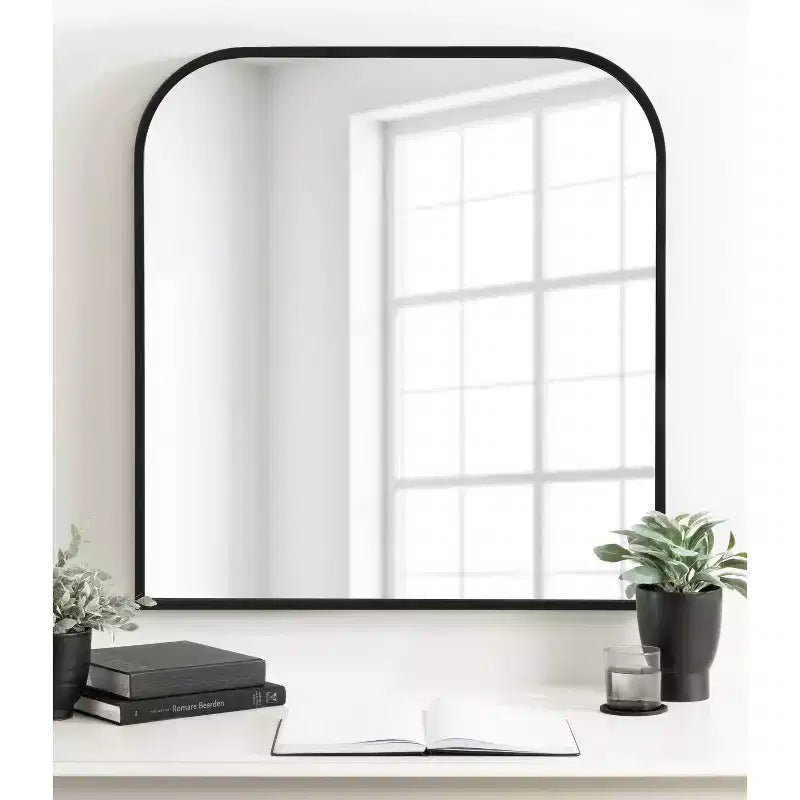 Specchio da Parete – Nero / Oro, Arco, Singolo